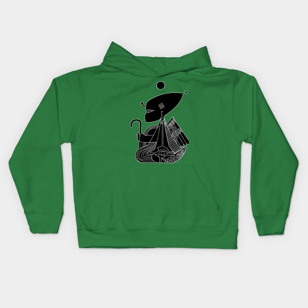 GM:HOTEP Kids Hoodie by Gr33nL3afM